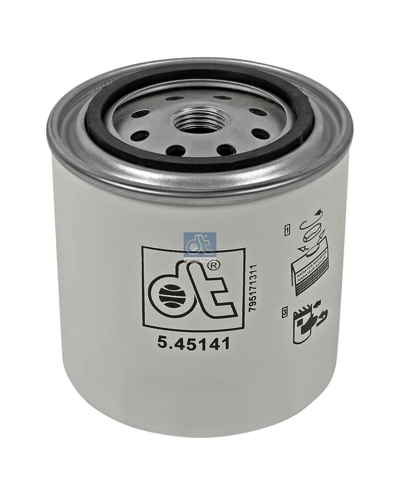 WA 940/1 DT Spare Parts 5.45141 Coolant Filter 846 05017