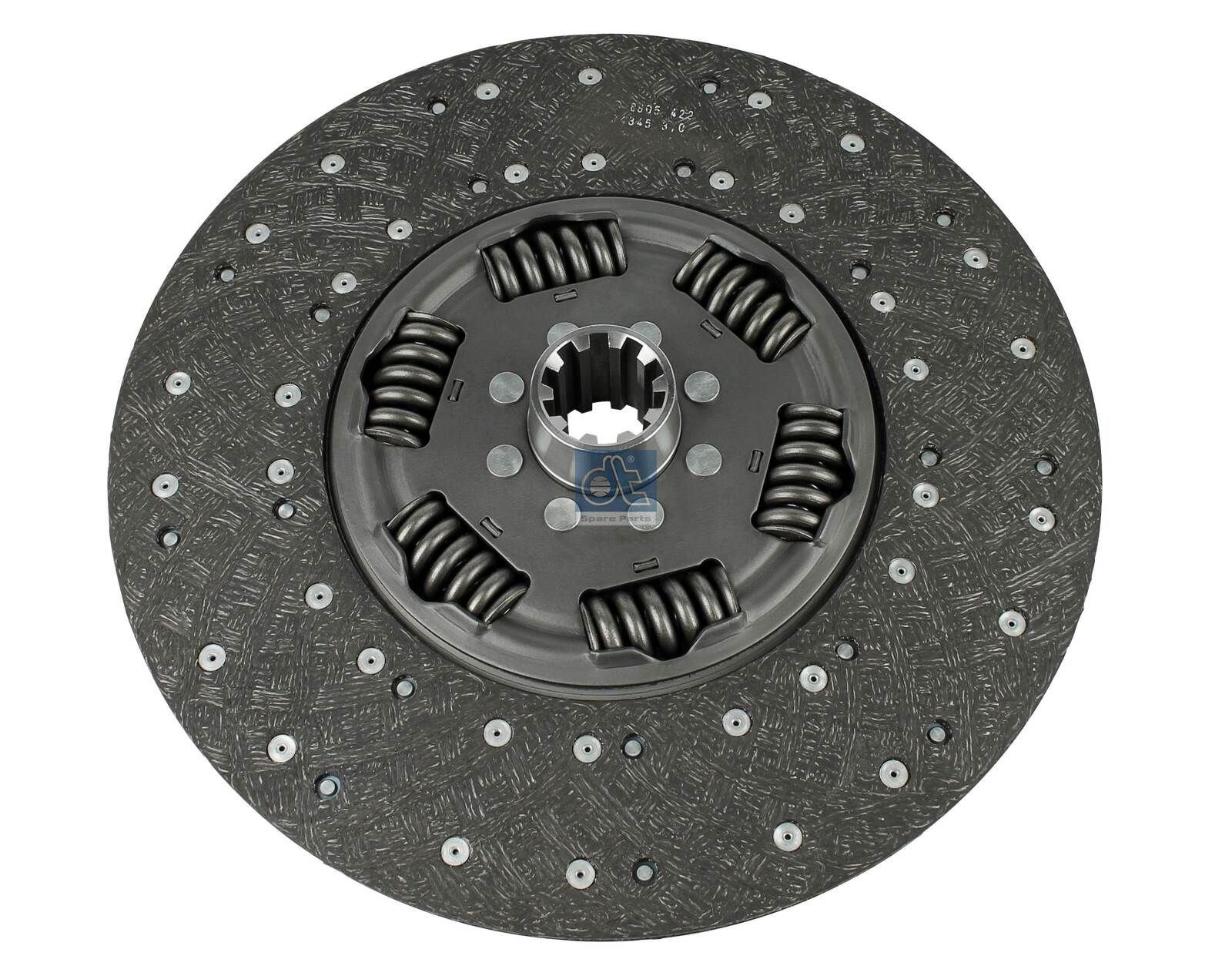 DT Spare Parts 5.50057 Clutch Disc 430mm, Number of Teeth: 10
