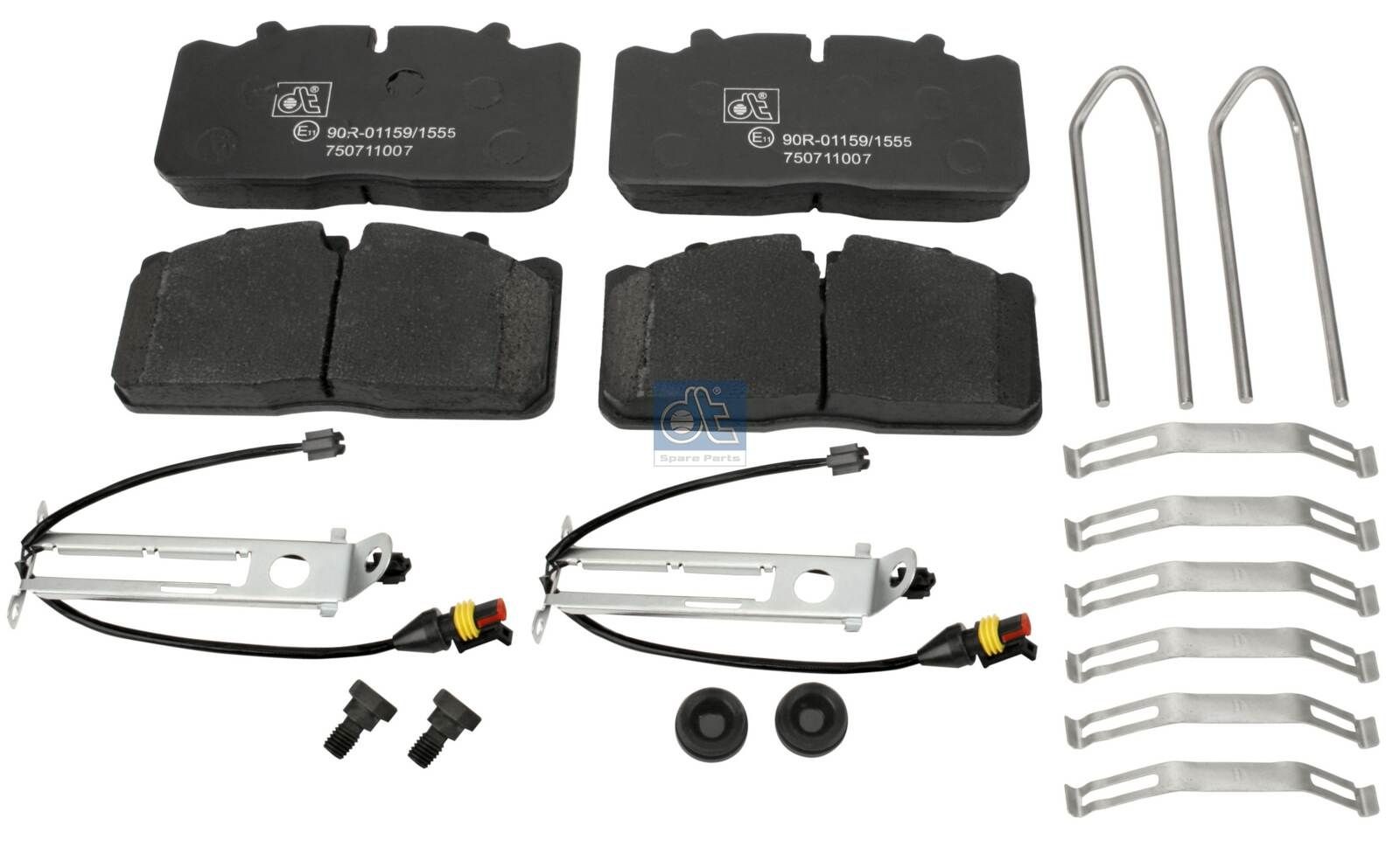 DT Spare Parts 5.92120 Bremsbeläge für RENAULT TRUCKS D-Serie LKW in Original Qualität