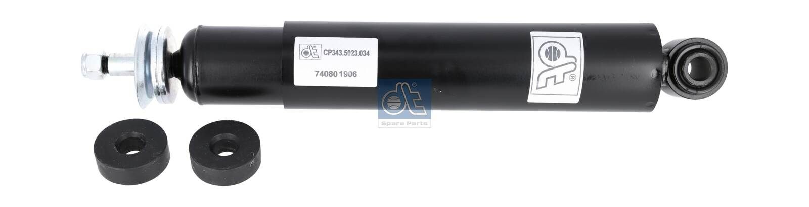 DT Spare Parts 6.12034 Shock absorber Rear Axle, Oil Pressure, Telescopic Shock Absorber, Top eye, Bottom Pin