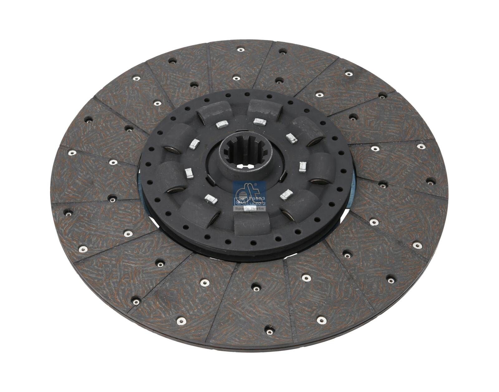 DT Spare Parts 6.40120 Clutch Disc 350mm, Number of Teeth: 10