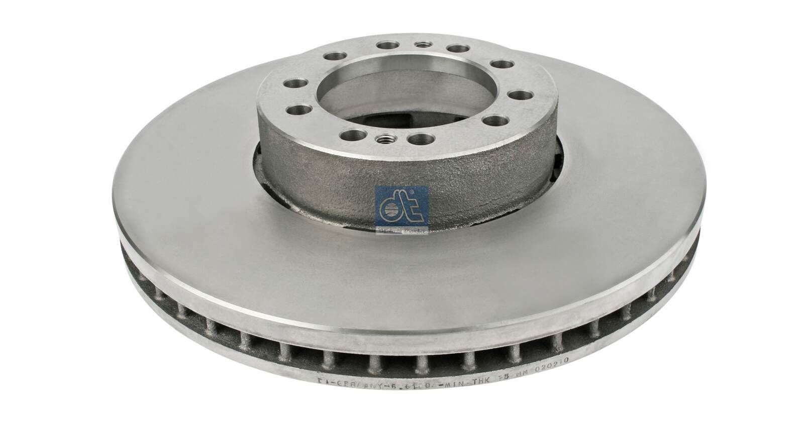 DT Spare Parts Front Axle, 438x45mm, 12x165, internally vented Ø: 438mm, Num. of holes: 12, Brake Disc Thickness: 45mm Brake rotor 6.61004 buy