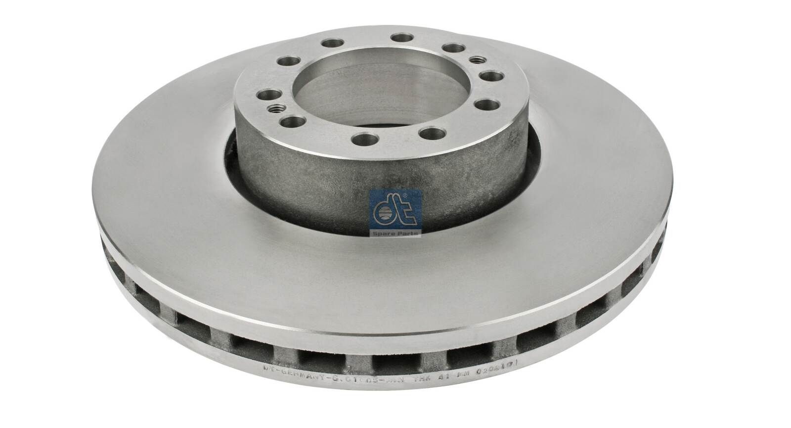 DT Spare Parts Front Axle, 434x45mm, 10x165, internally vented Ø: 434mm, Num. of holes: 10, Brake Disc Thickness: 45mm Brake rotor 6.61005 buy
