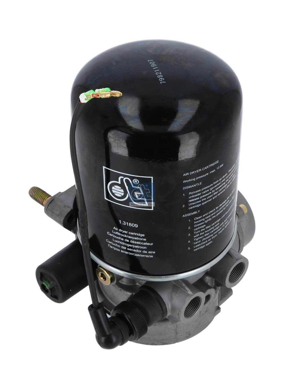 DT Spare Parts 6.63003 Lufttrockner, Druckluftanlage für RENAULT TRUCKS TR LKW in Original Qualität