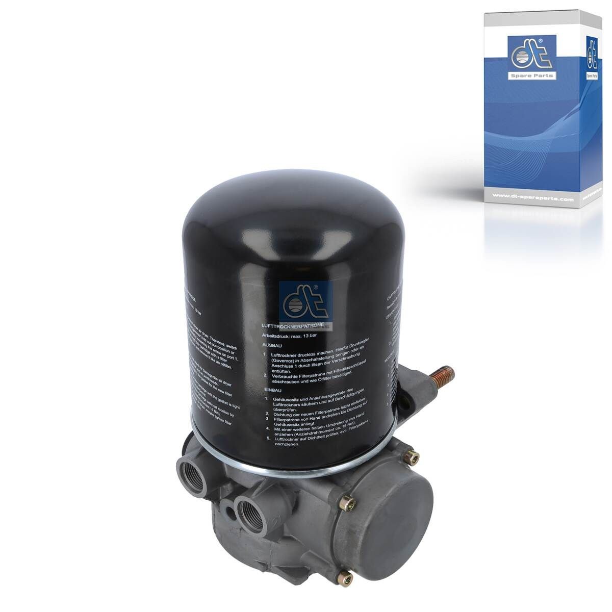 DT Spare Parts 6.63008 Lufttrockner, Druckluftanlage für RENAULT TRUCKS Midlum LKW in Original Qualität