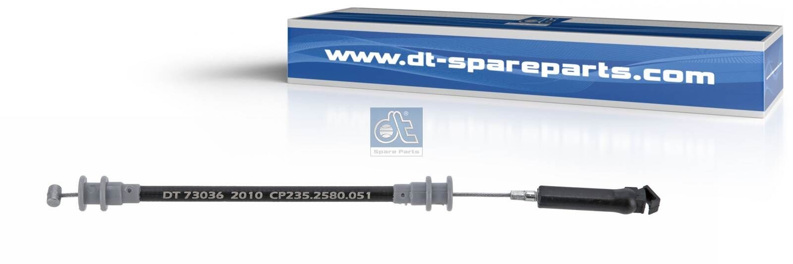 DT Spare Parts 6.72051 Cable, door release 24426876