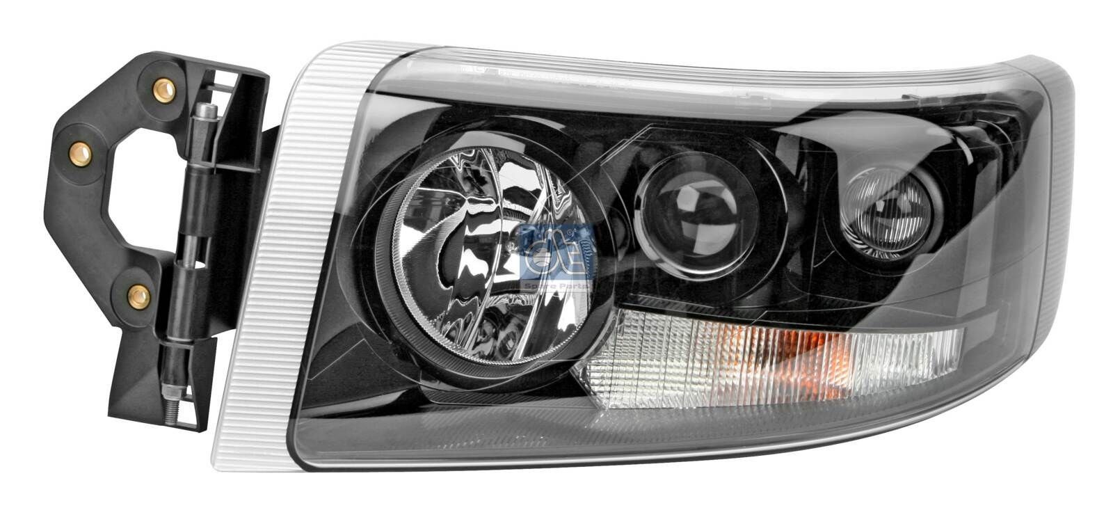 DT Spare Parts 6.84009 Headlight Left, W5W, H3, PY21W, H7, H1, 24V, with front fog light, without bulb