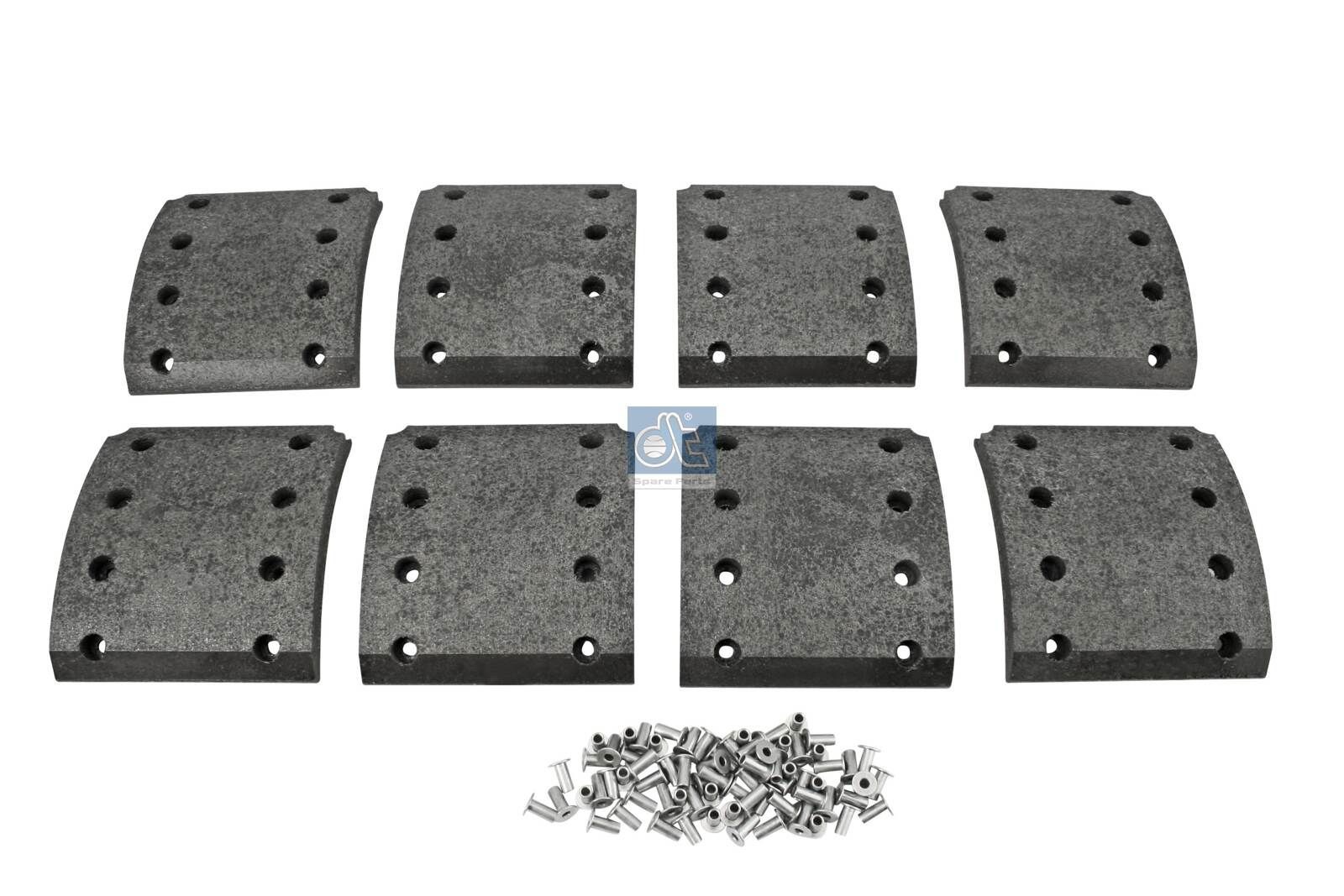 DT Spare Parts 6.95001 Brake Lining Kit, drum brake cheap in online store