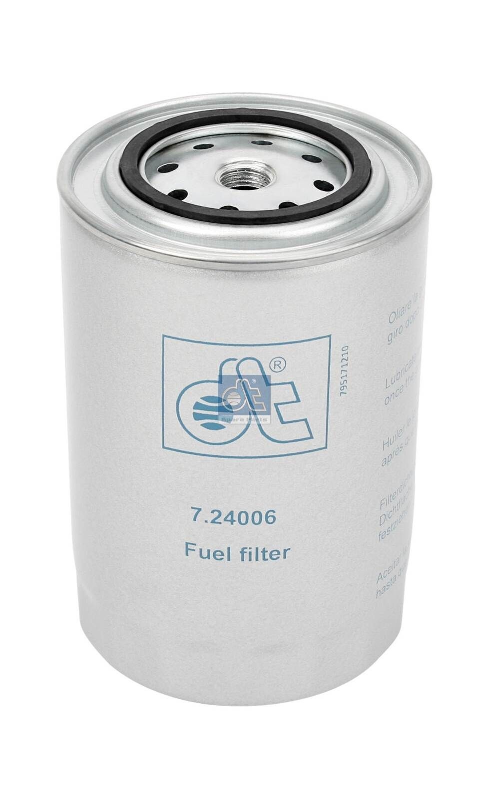 Original 7.24006 DT Spare Parts Inline fuel filter IVECO