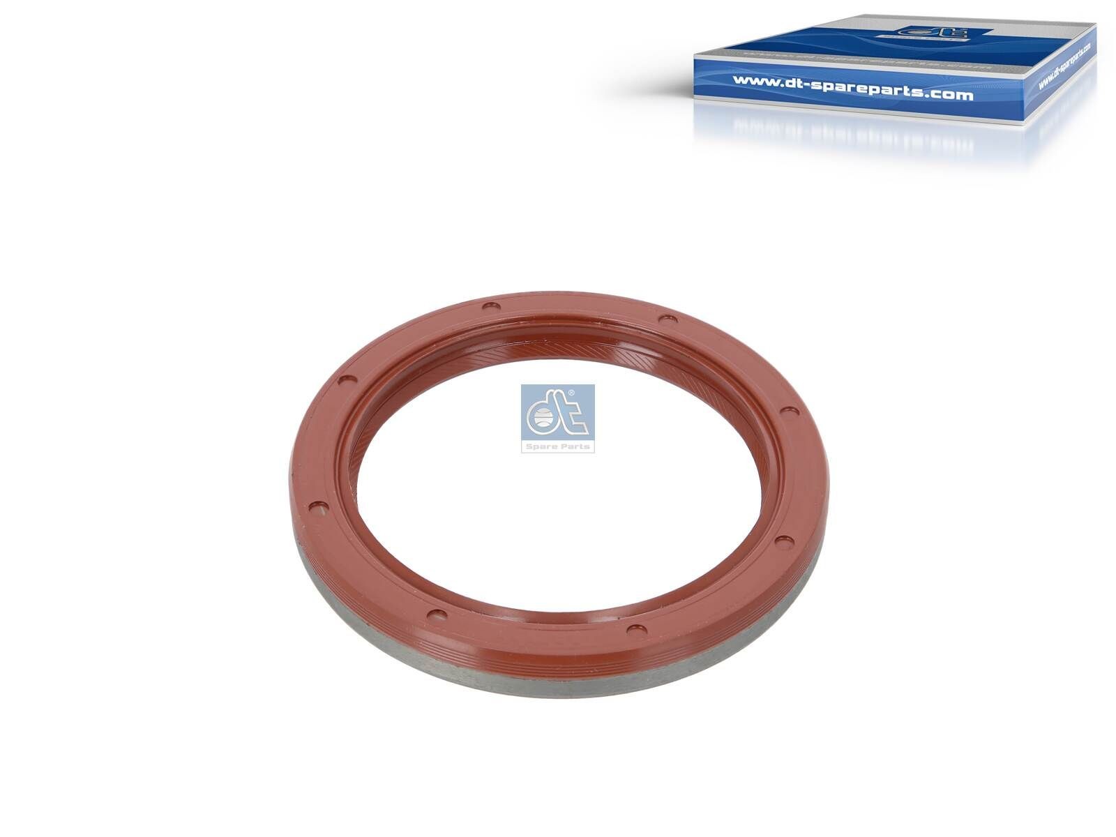 DT Spare Parts 7.50556 Crankshaft seal frontal sided, FPM (fluoride rubber)