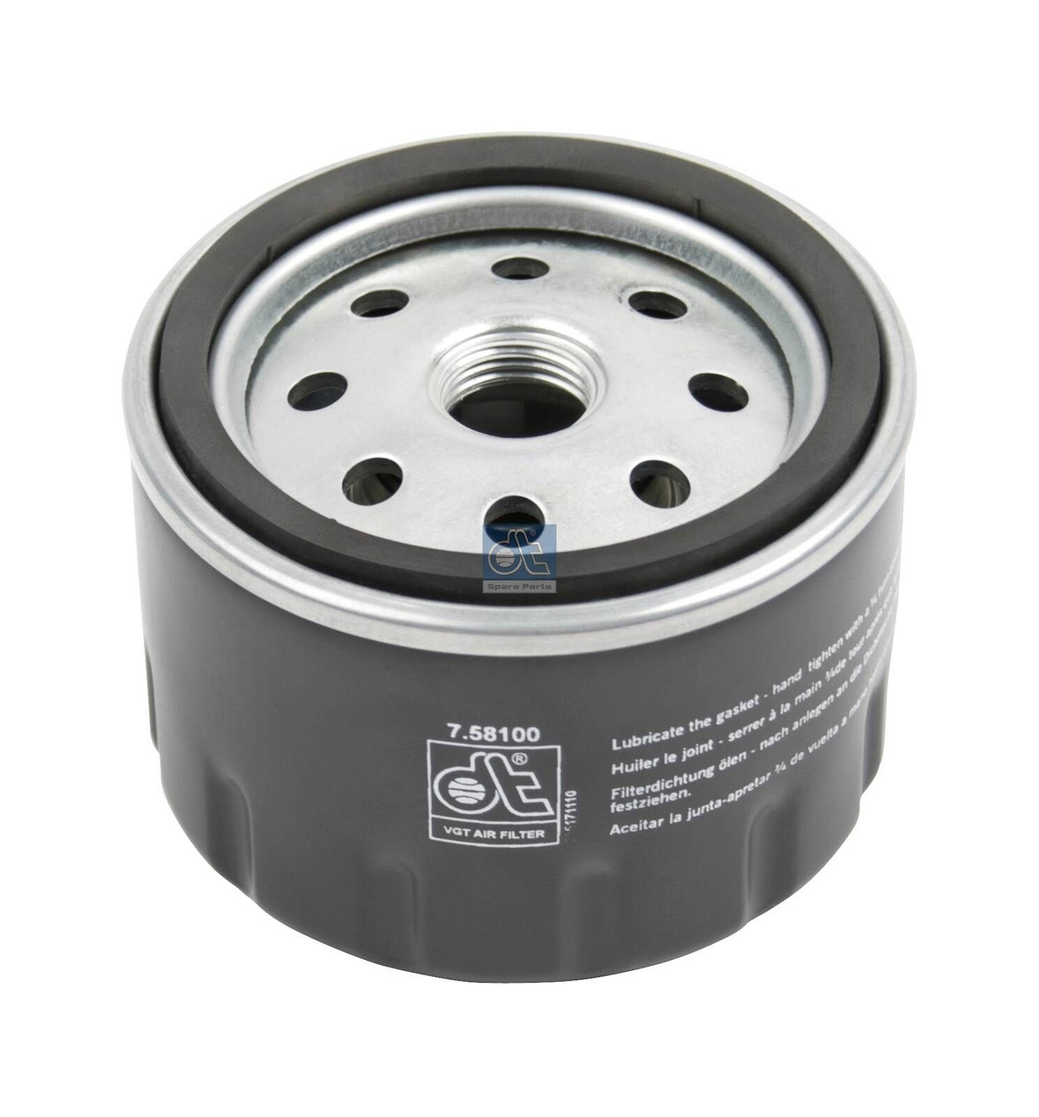 E602L DT Spare Parts 7.58100 Air filter 5801-96-28.24