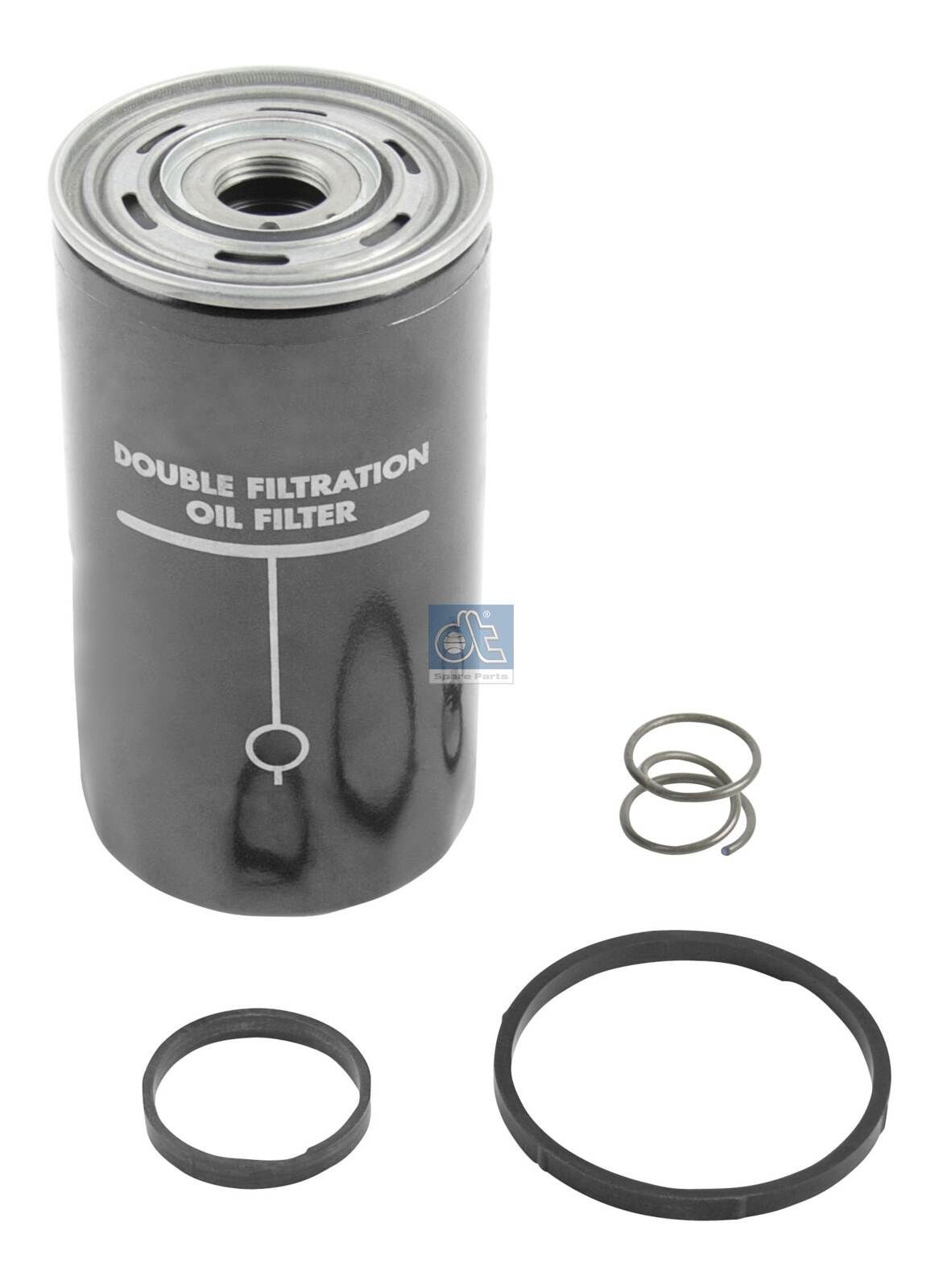 7.59002 DT Spare Parts Oil filters IVECO M30 x 2, with gaskets/seals, Spin-on Filter