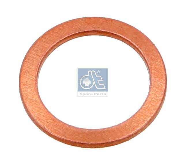 DT Spare Parts 9.01051 Seal Ring 10 x 1 mm, A Shape, Copper