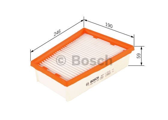 BOSCH Air filter F 026 400 229 for RENAULT MEGANE, SCÉNIC, GRAND SCÉNIC