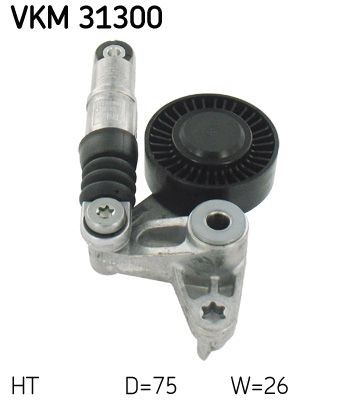 SKF Belt tensioner pulley VKM 31300 buy online