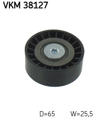 SKF VKM 38127 Deflection / Guide Pulley, v-ribbed belt