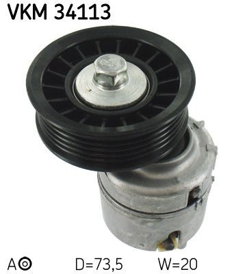 SKF VKM34113 Tensioner pulley YS6E-6A228-CA