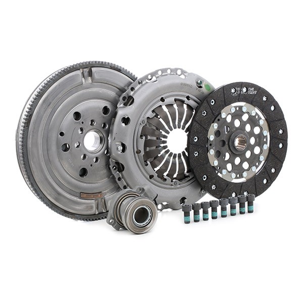 LuK 600016600 Clutch replacement kit with central slave cylinder, without pilot bearing, with flywheel, with screw set, Dual-mass flywheel without friction control plate