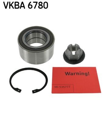 SKF VKBA 6780 Wheel bearing kit with integrated ABS sensor, 82 mm