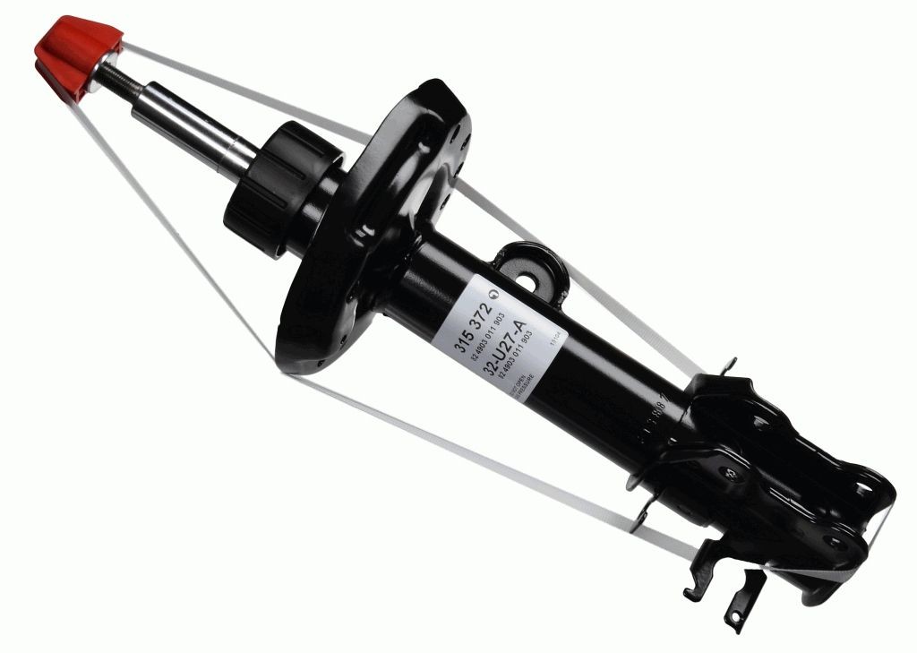 SACHS 315 372 Shock absorber Left, Gas Pressure, Twin-Tube, Suspension Strut, Top pin