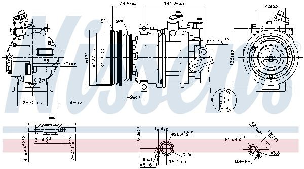 89421 Kältemittelkompressor NISSENS - Markenprodukte billig