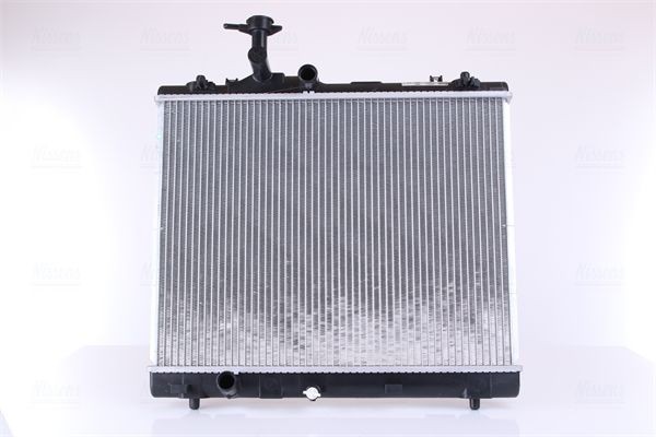 NISSENS 64257 Engine radiator Aluminium, 400 x 518 x 16 mm, without gasket/seal, without expansion tank, without frame, Brazed cooling fins