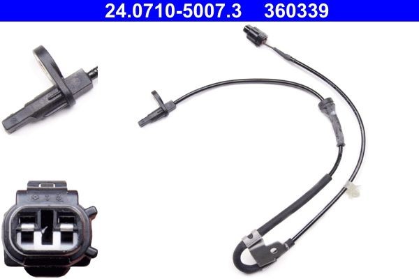 Opel ASTRA Wheel speed sensor 7429458 ATE 24.0710-5007.3 online buy