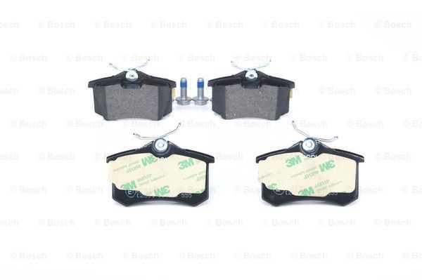 0986494516 Disc brake pads BOSCH E1 90R-02A0019/0004 review and test