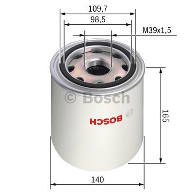 0986628250 Air Dryer Cartridge, compressed-air system Z 8250 BOSCH
