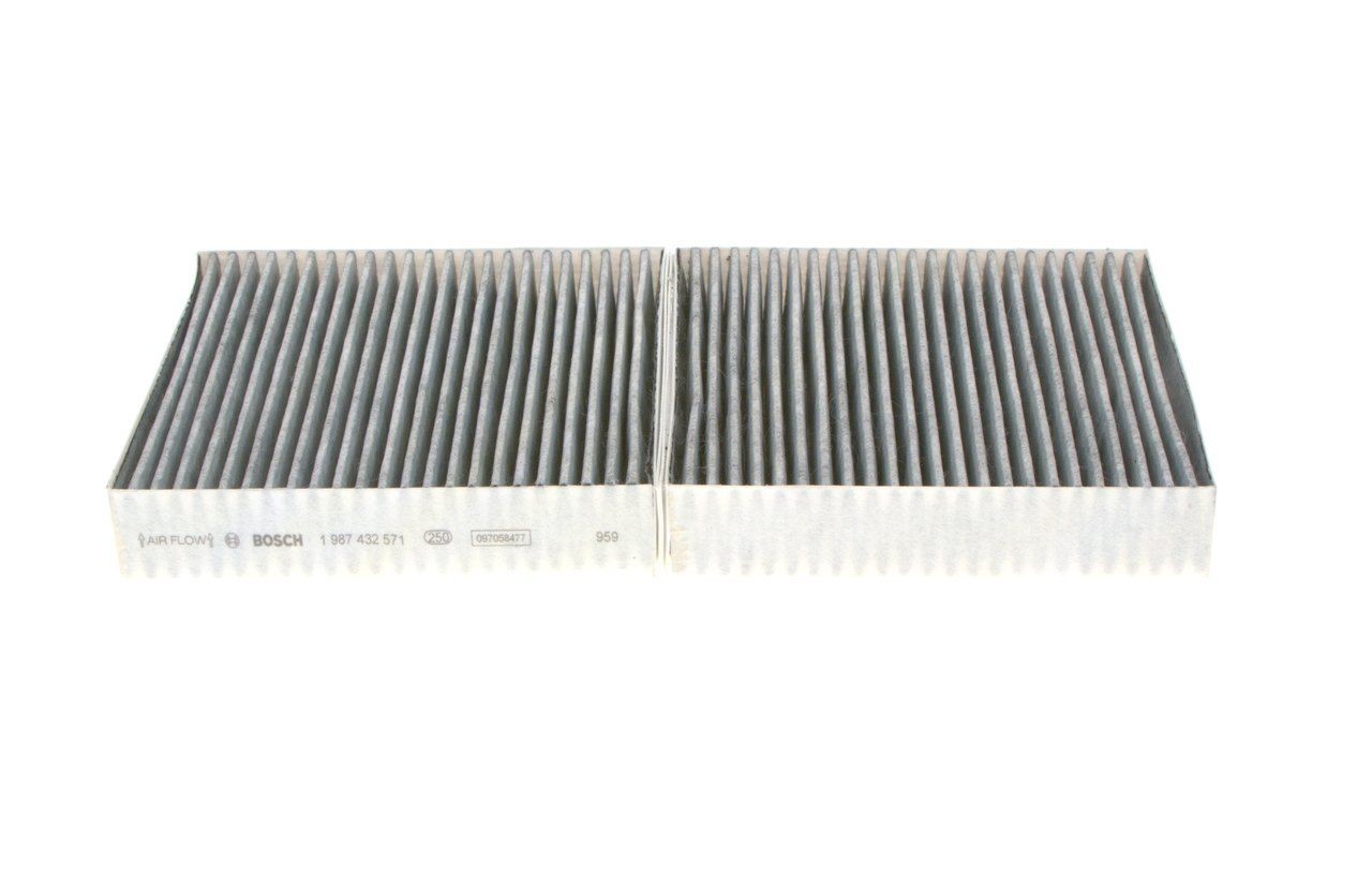 BOSCH Air conditioning filter 1 987 432 571 suitable for MERCEDES-BENZ SLK, SLC