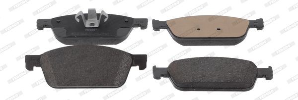 FDB4416 Set of brake pads 25736 FERODO not prepared for wear indicator, with piston clip, without accessories