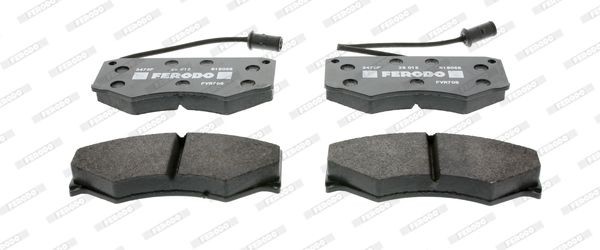 FERODO PREMIER FVR709 Brake pad set incl. wear warning contact, without accessories