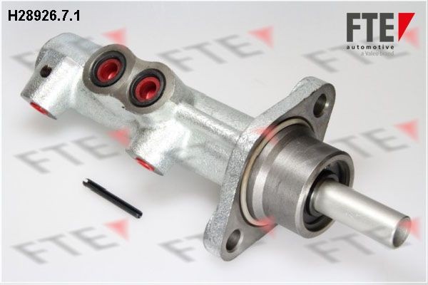 FTE Number of connectors: 2, Bore Ø: 11 mm, Piston Ø: 28,6 mm, Grey Cast Iron, M10x2 Master cylinder H28926.7.1 buy