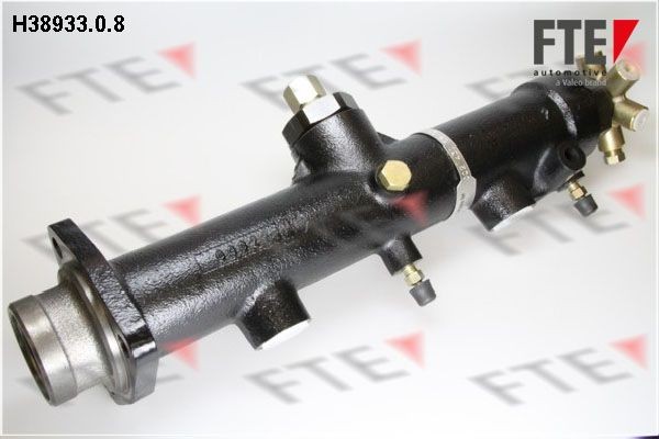 FTE H38933.0.8 Brake master cylinder Number of connectors: 4, Bore Ø: 11 mm, Piston Ø: 38,1 mm, Grey Cast Iron, M10x1