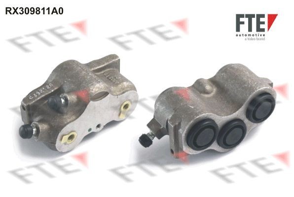 FTE RX309811A0 Brake caliper Cast Iron Grey, Aluminium/Grey Cast Iron, without holder