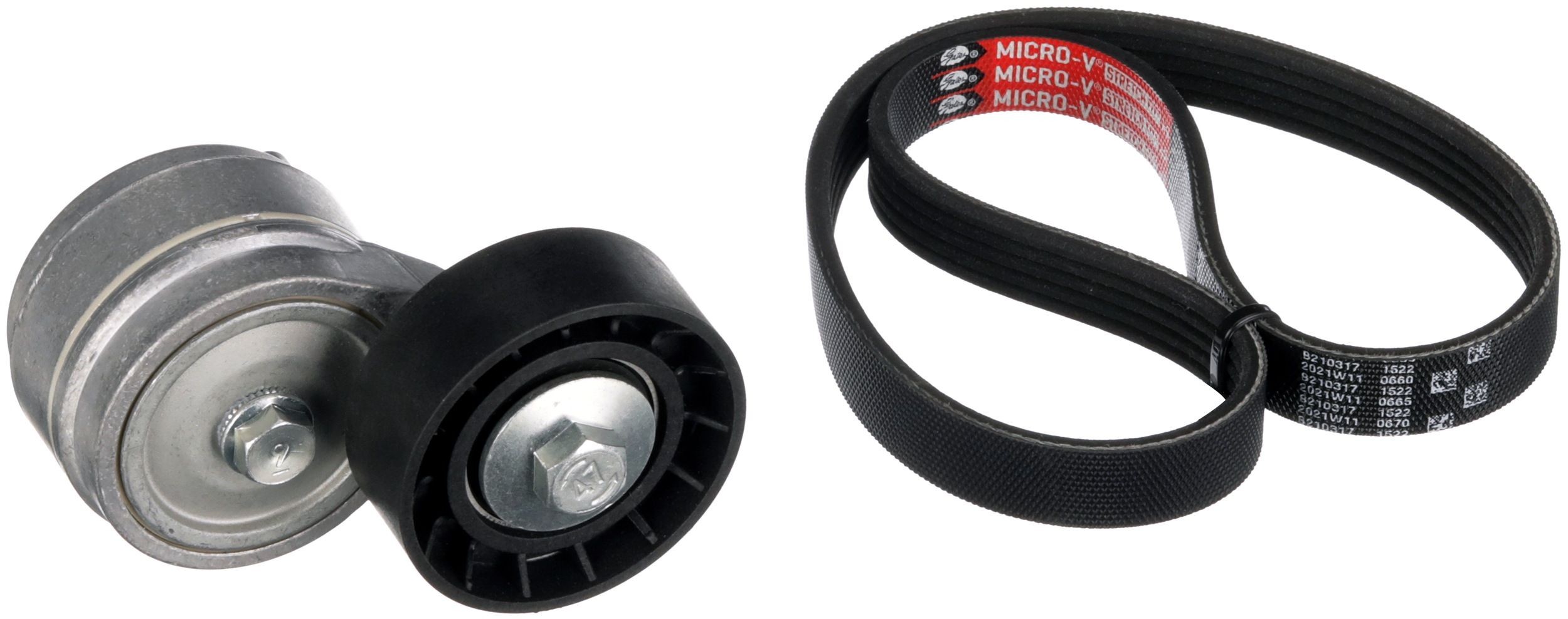 GATES T38368 V-Ribbed Belt Set FleetRunner™ Micro-V® Stretch Fit™