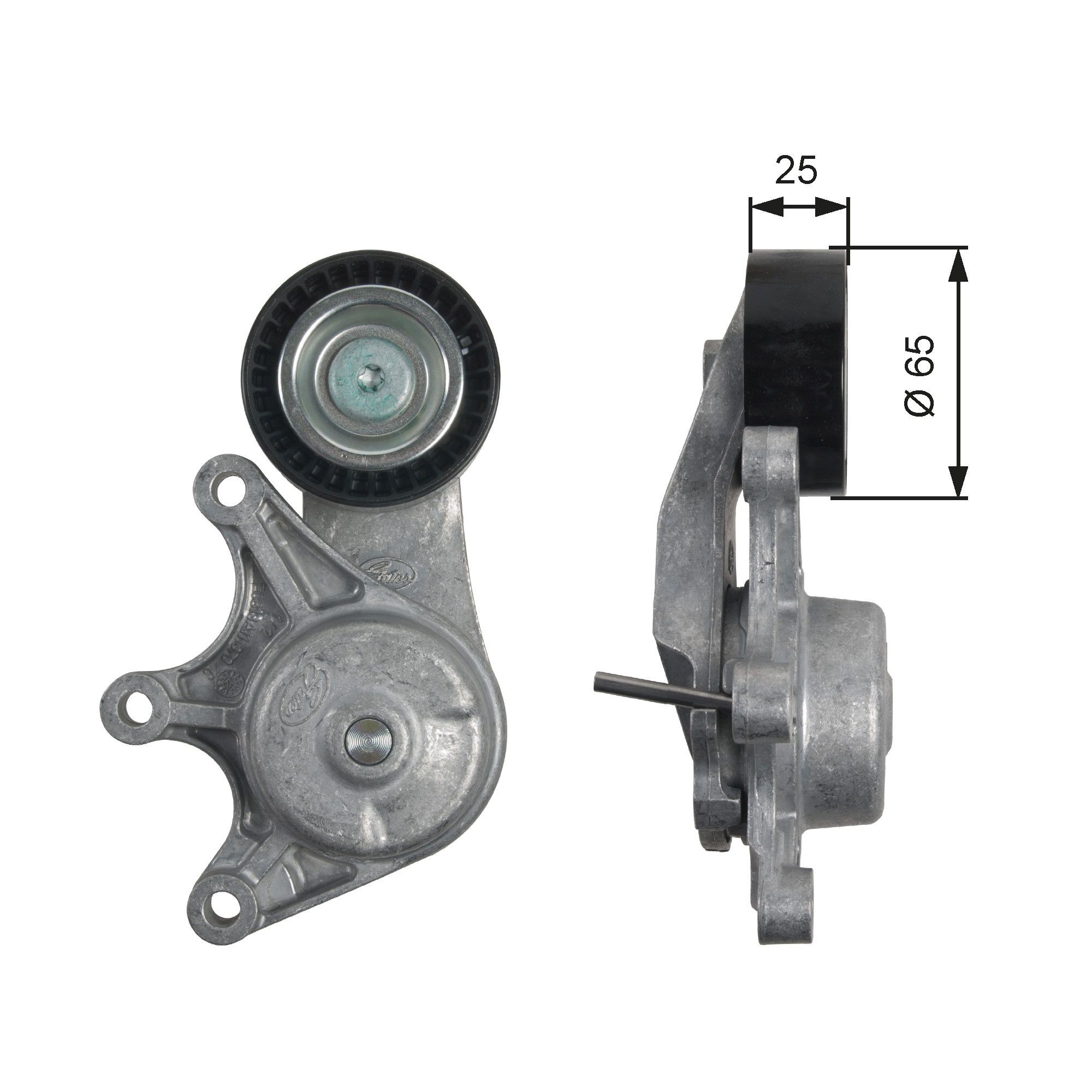 Great value for money - GATES Tensioner pulley T39191