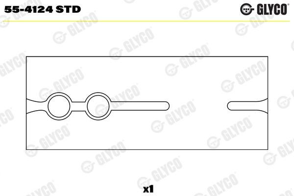 GLYCO 55-4124 STD Small End Bushes, connecting rod