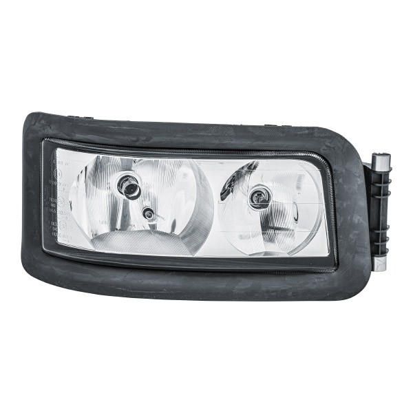 HELLA Right, W5W, H7/H7, Halogen, 24V, with high beam, with low beam, with position light, for right-hand traffic, with bulbs Left-hand/Right-hand Traffic: for right-hand traffic, Vehicle Equipment: for vehicles with headlight levelling (electric) Front lights 1EH 354 984-041 buy