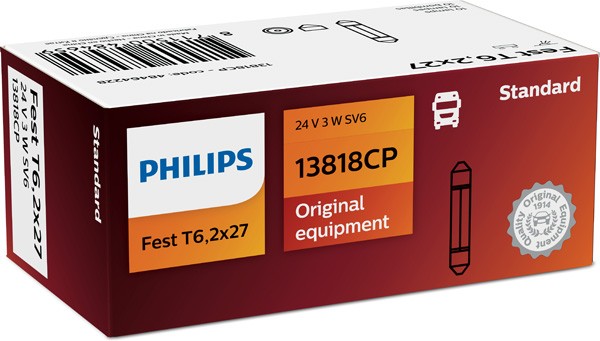 13818CP Bulb, licence plate light PHILIPS GOC 48464228 review and test