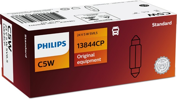PHILIPS Bulb, licence plate light 13844CP