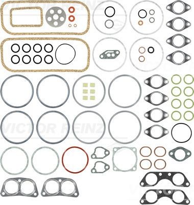 01-23455-05 REINZ Complete engine gasket set PORSCHE with valve cover gasket, with cylinder sleeve ring