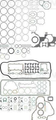 REINZ with crankshaft seal, with valve stem seals, with cylinder sleeve ring Engine gasket set 01-25275-17 buy