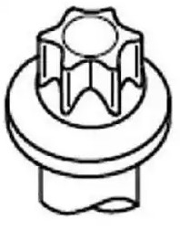 14-32334-01 REINZ Cylinder head bolts RENAULT Male Torx