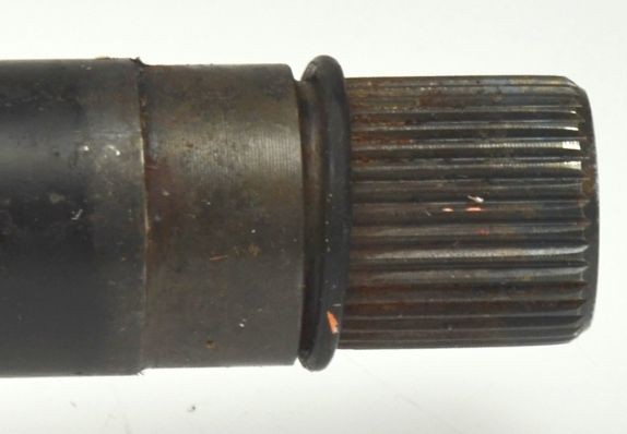 SPIDAN 25438 CV axle shaft 980, 365mm, with bearing(s), with nut