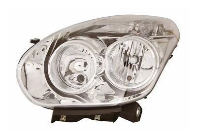 VAN WEZEL 1638961M Headlight Left, H7, H1, Crystal clear, for right-hand traffic, with motor for headlamp levelling, PX26d