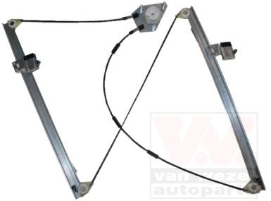 VAN WEZEL 5896264 Window regulator Right Front, Operating Mode: Electric, without electric motor