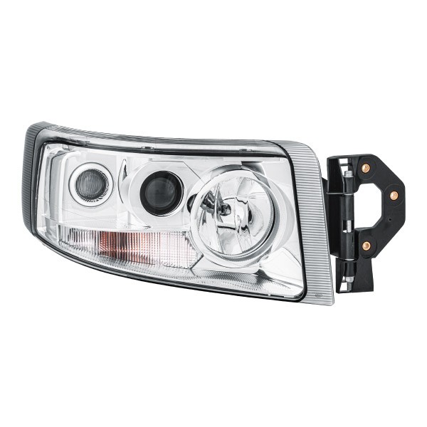 E1 1877 HELLA Right, H7/H1/H3, PY21W, W5W, H7, H1, H3, Halogen, 24V, with indicator, with front fog light, with position light, with low beam, for right-hand traffic, with bulbs Left-hand/Right-hand Traffic: for right-hand traffic, Vehicle Equipment: for vehicles without headlight levelling Front lights 1EL 011 899-381 buy