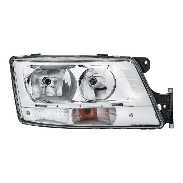 HELLA Right, PY21W, H7/H7, Halogen, 24V, with high beam, with position light, with low beam, with indicator, without daytime running light, for right-hand traffic, with bulbs Left-hand/Right-hand Traffic: for right-hand traffic, Vehicle Equipment: for vehicles without headlight levelling Front lights 1EH 354 987-021 buy
