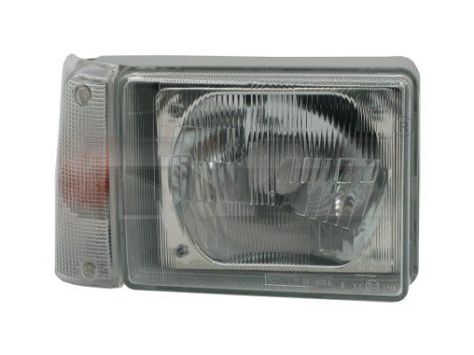 20-6083-15-2 TYC Headlight FIAT Right, R2 (Bilux), H4, white, for right-hand traffic